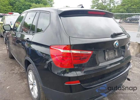 2014 BMW X3 xDrive28I z USA, uszkodzony, nr VIN 5UXWX9C50E0D21353